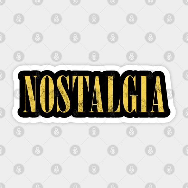 Nostalgia Sticker by Totally Major